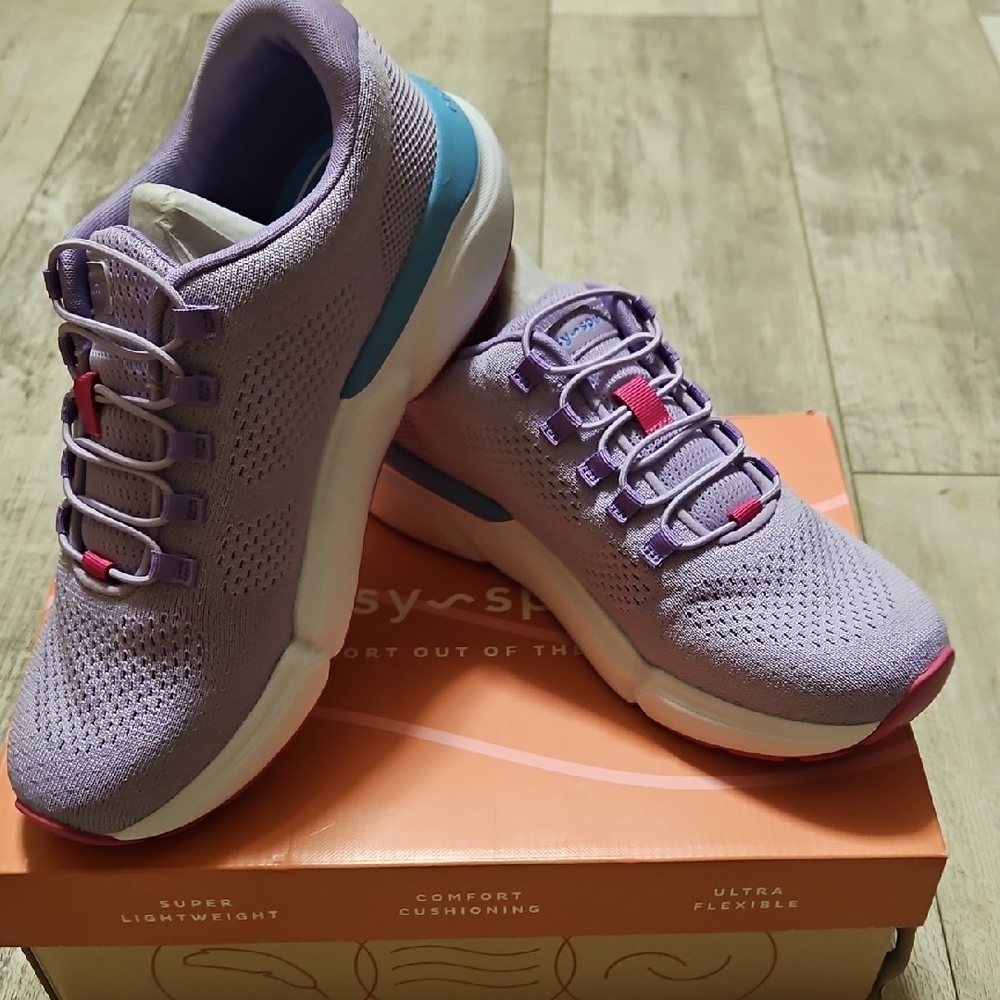 Easy Spirit Purple and Red Sneakers - Picture 3 of 6